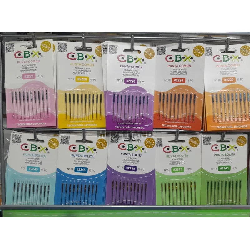 Agujas Máquina Familiar CBX - 10 pack de 10 unidades - Imagen 2