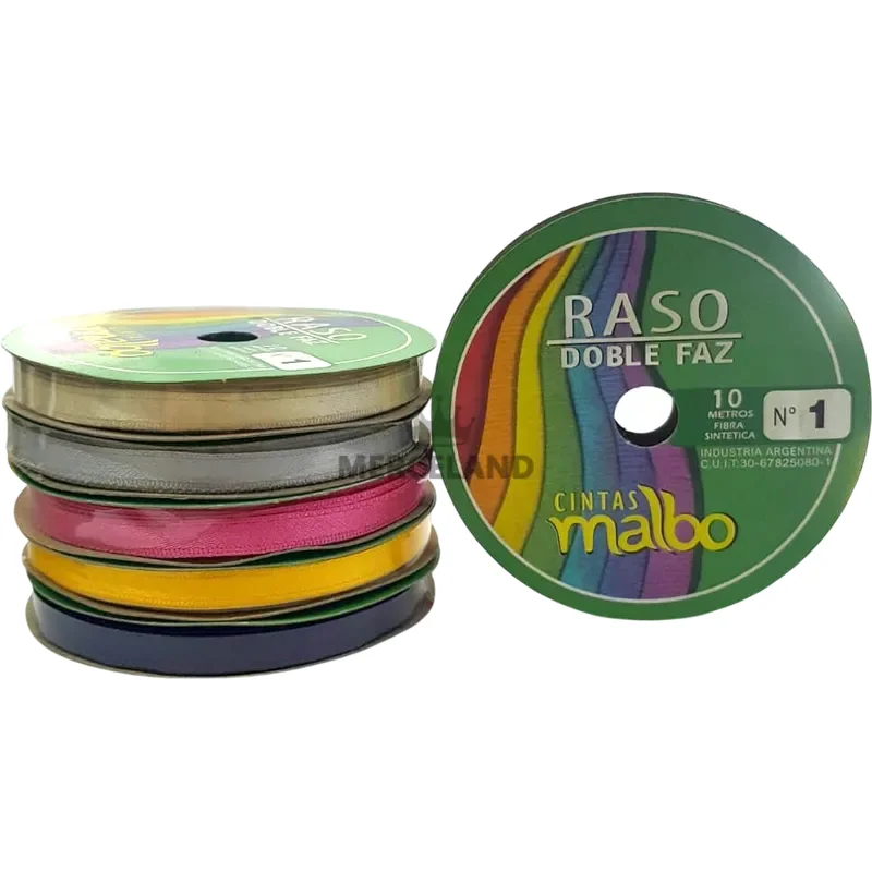 Cinta Raso N°1 x 10mts - 6 Unidades