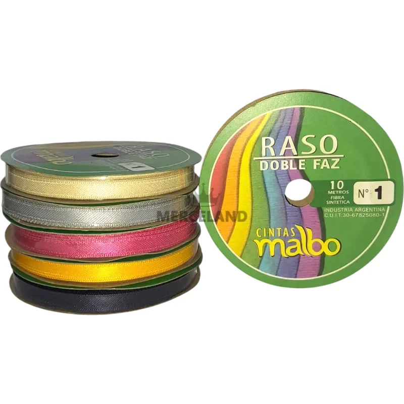 Cinta Raso N°1 x 10mts - 6 Unidades - Imagen 2