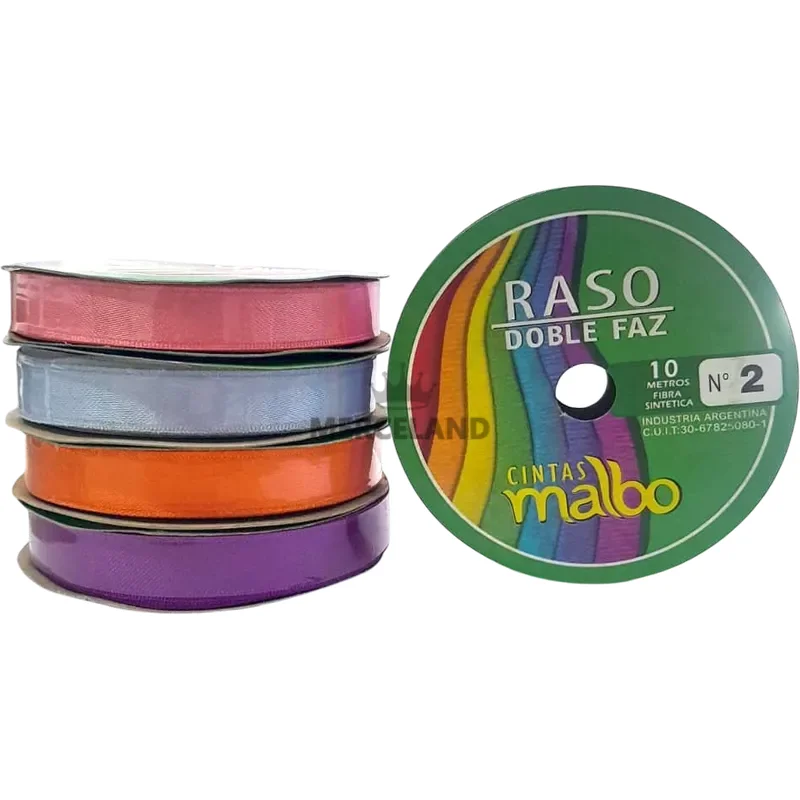 Cinta Raso N°2 x 10mts - 5 Unidades