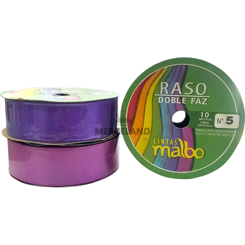 Cinta Raso N°5 x 10mts - 3 Unidades