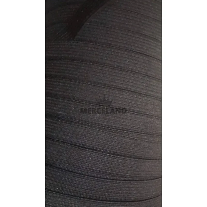 Rollo de Elástico Negro de Poliéster Texint 10mm - 200 Metros - Imagen 2