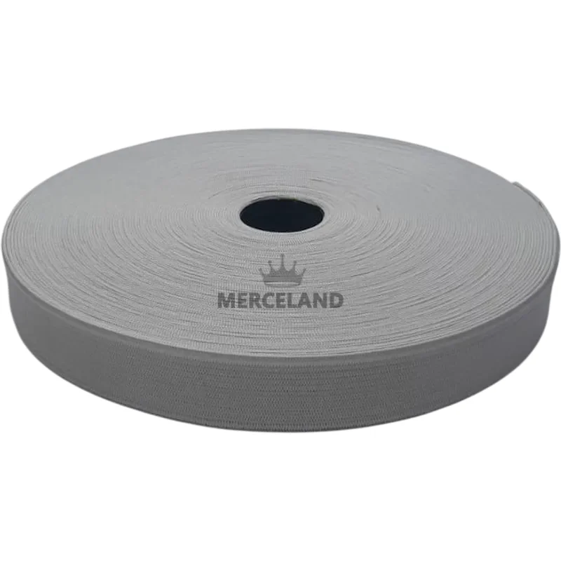 Rollo de Elástico Blanco de Poliéster Texint 20mm - 25 Metros