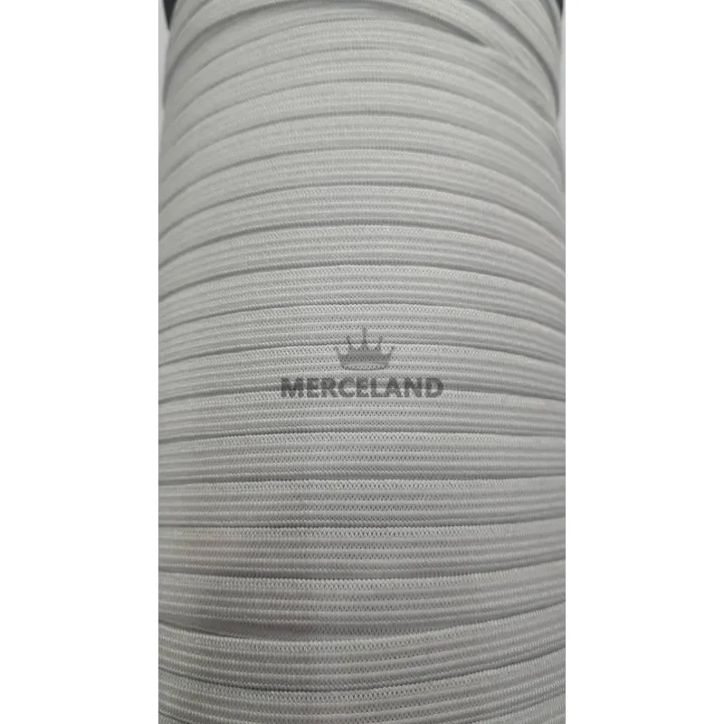 Rollo de Elástico Blanco de Poliéster Texint 8mm - 250 Metros - Imagen 2